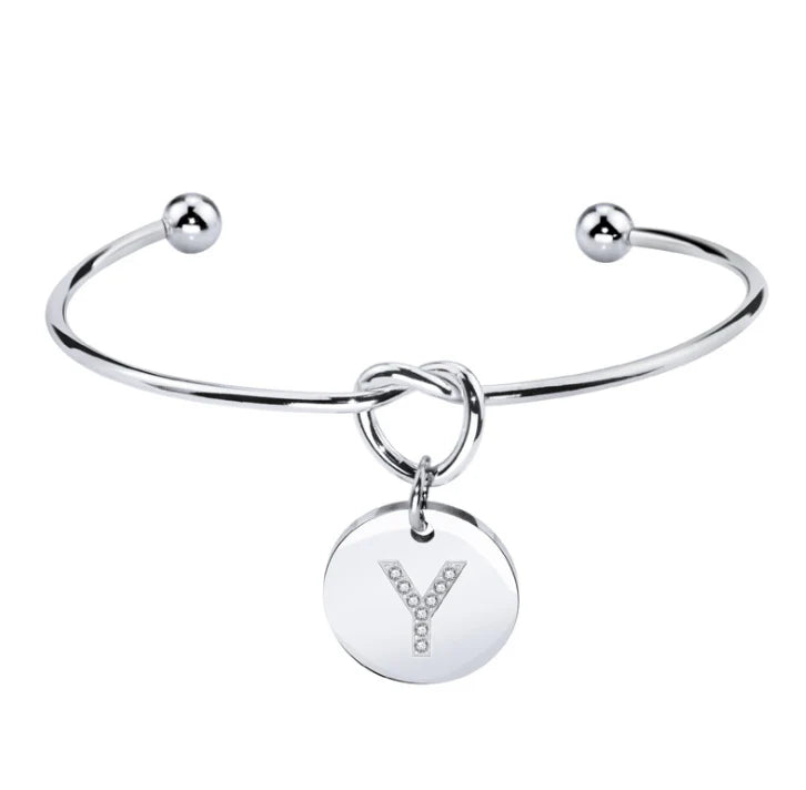 Bracciale Nodo con Iniziale