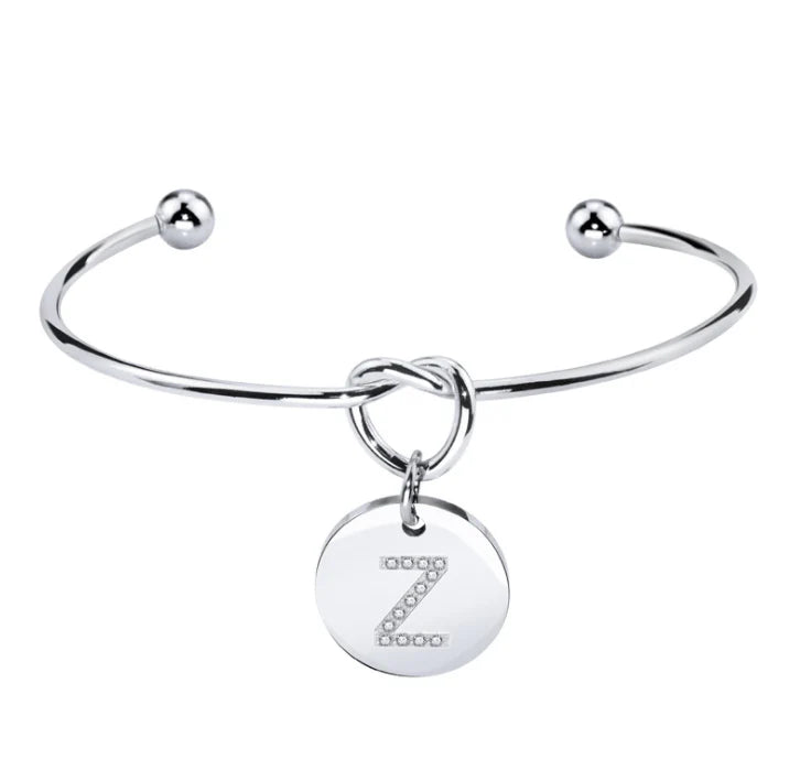 Bracciale Nodo con Iniziale