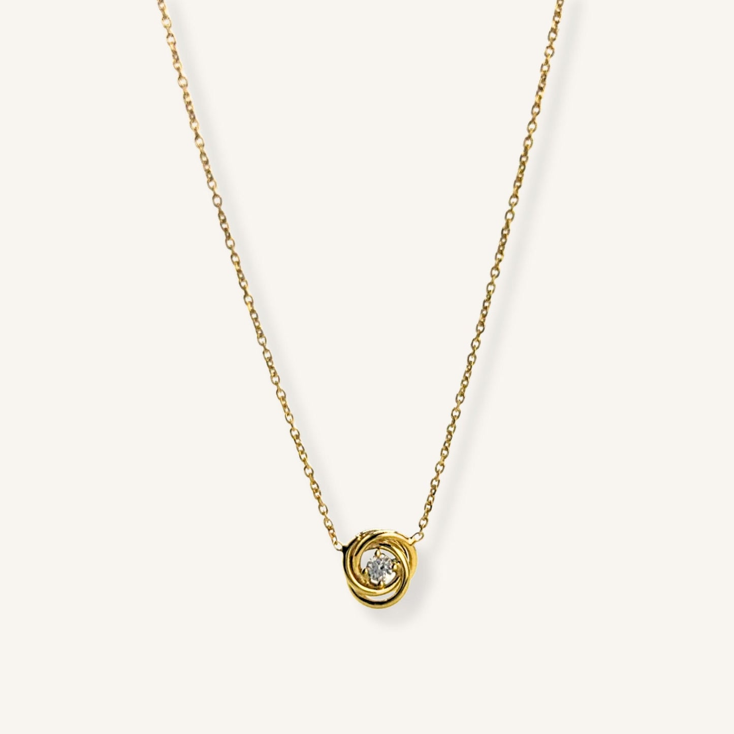 Collana Circle Shine Oro 9kt