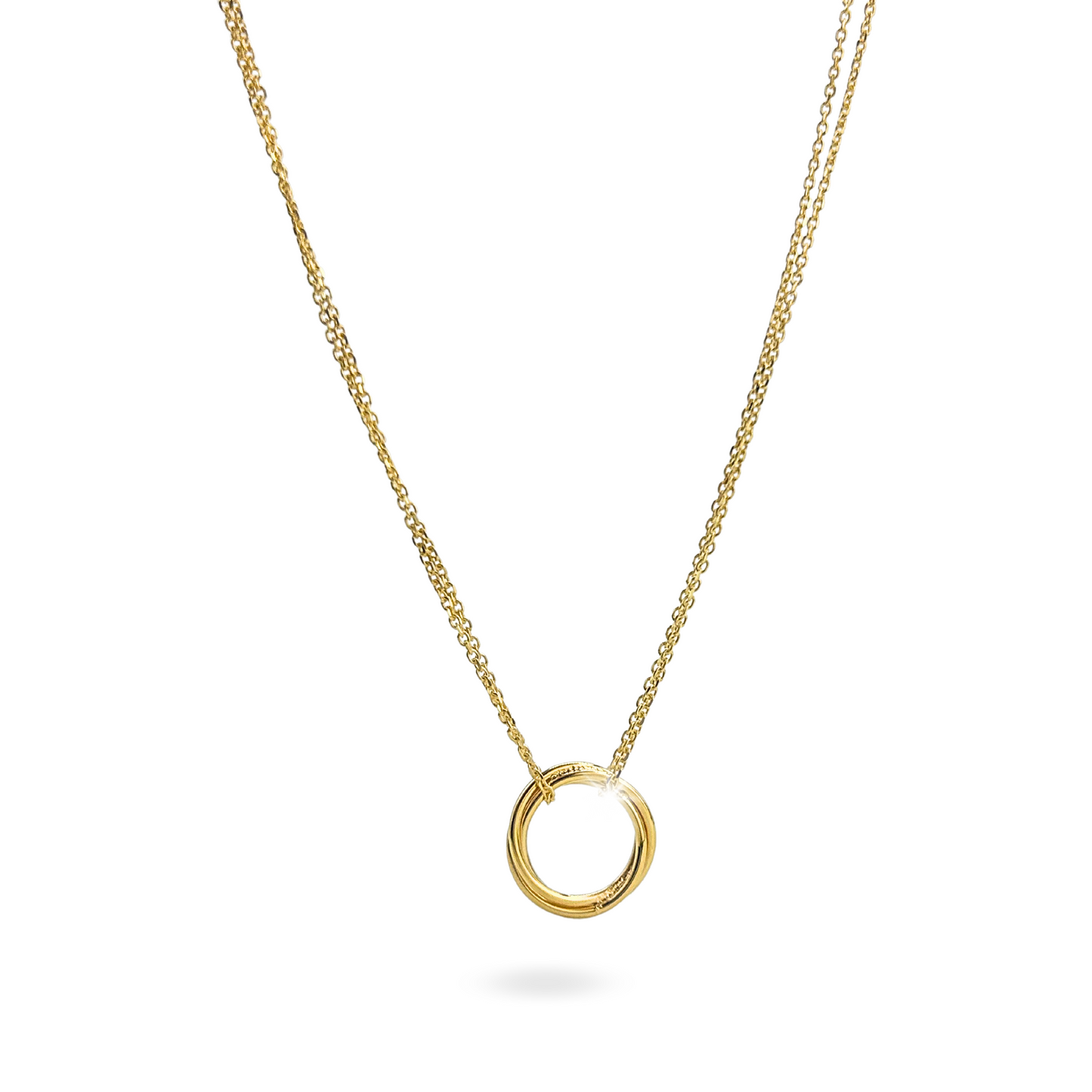 Collana Double Circle 14KT