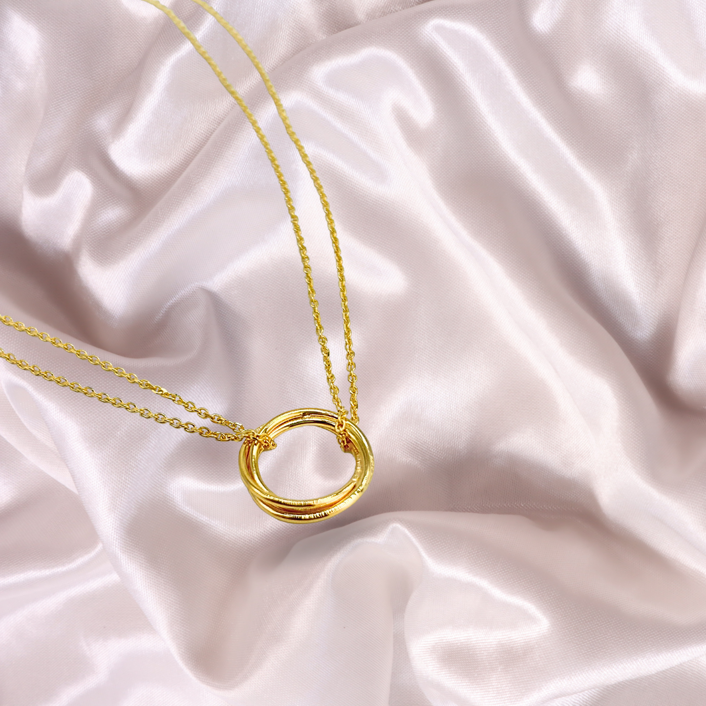 Collana Double Circle 14KT