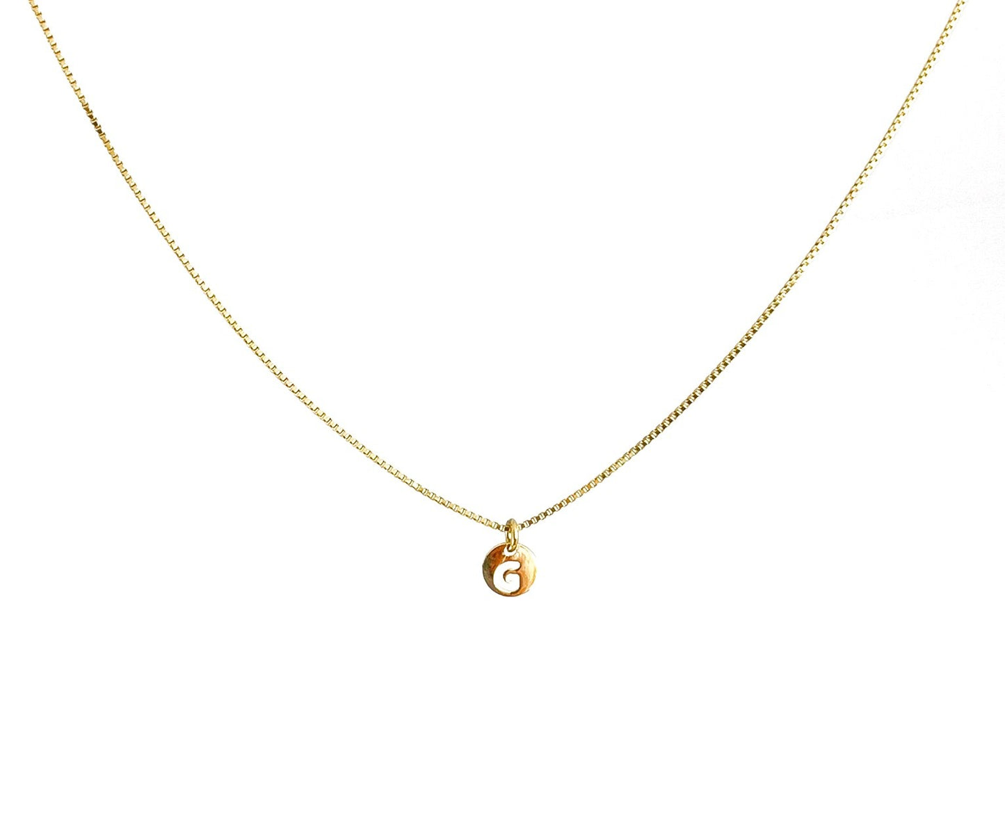 Candy Initial 18kt Necklace