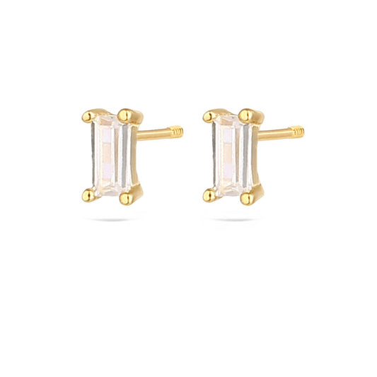 Square Point Light Couple Earring