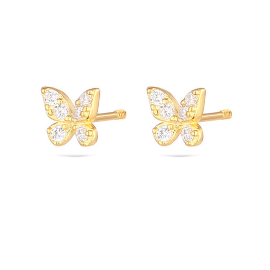 Butterfly single earring