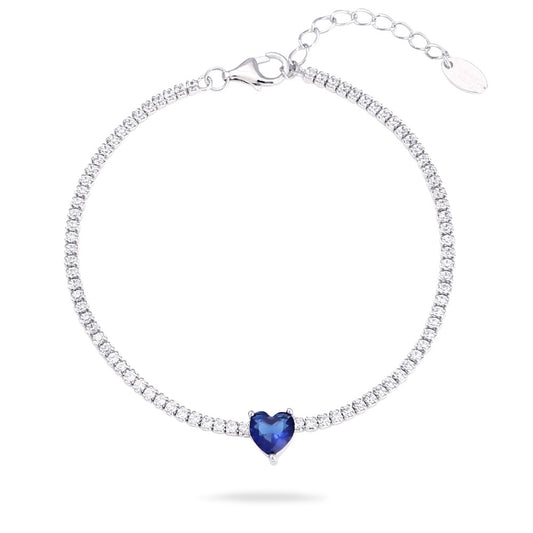 Bracciale Tennis Heart Slim