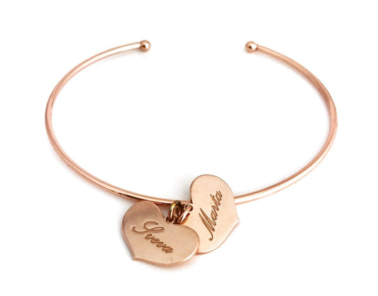 Love Bracelet - 2 Hearts