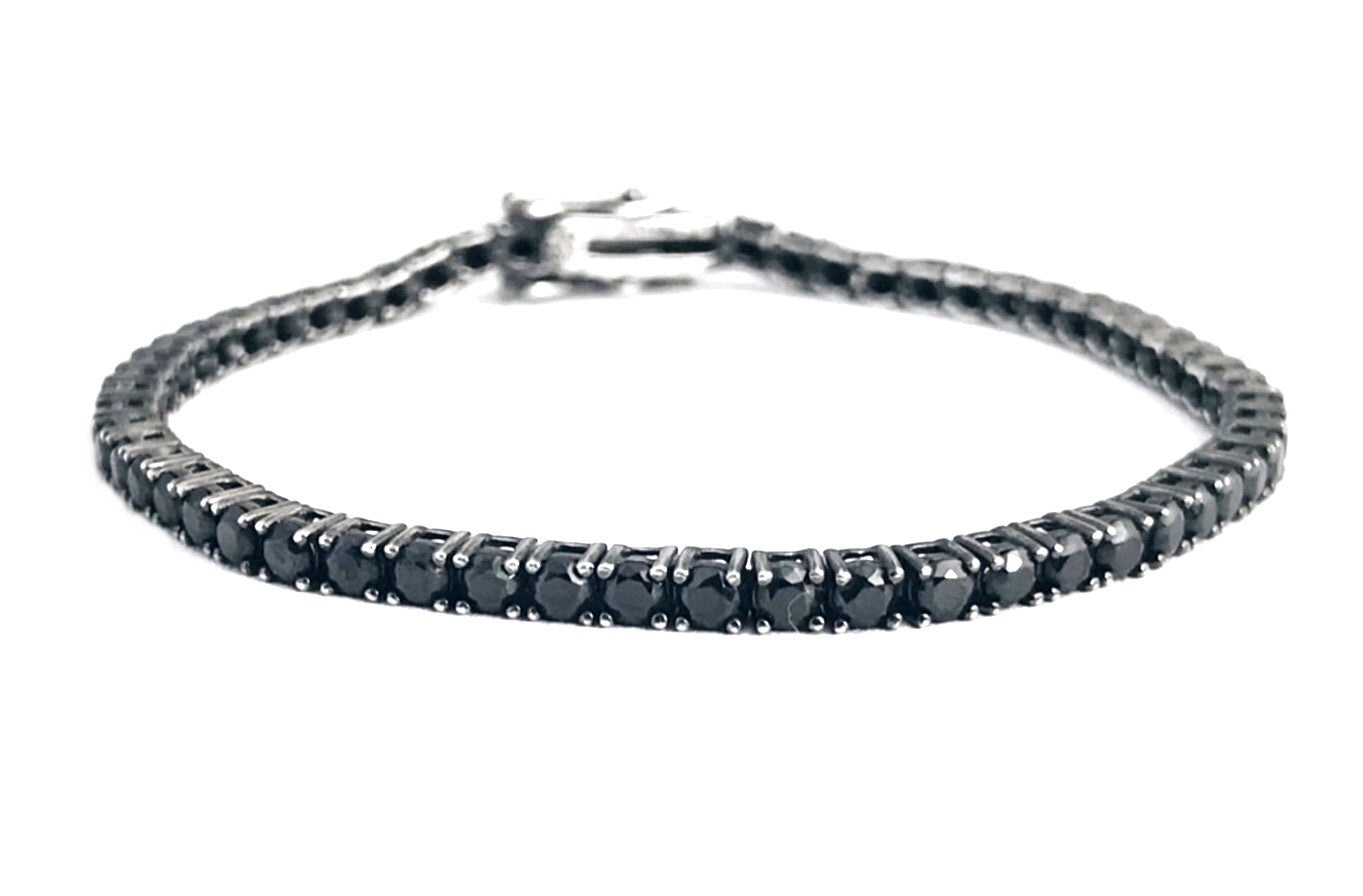 Bracciale Tennis  - Total Black