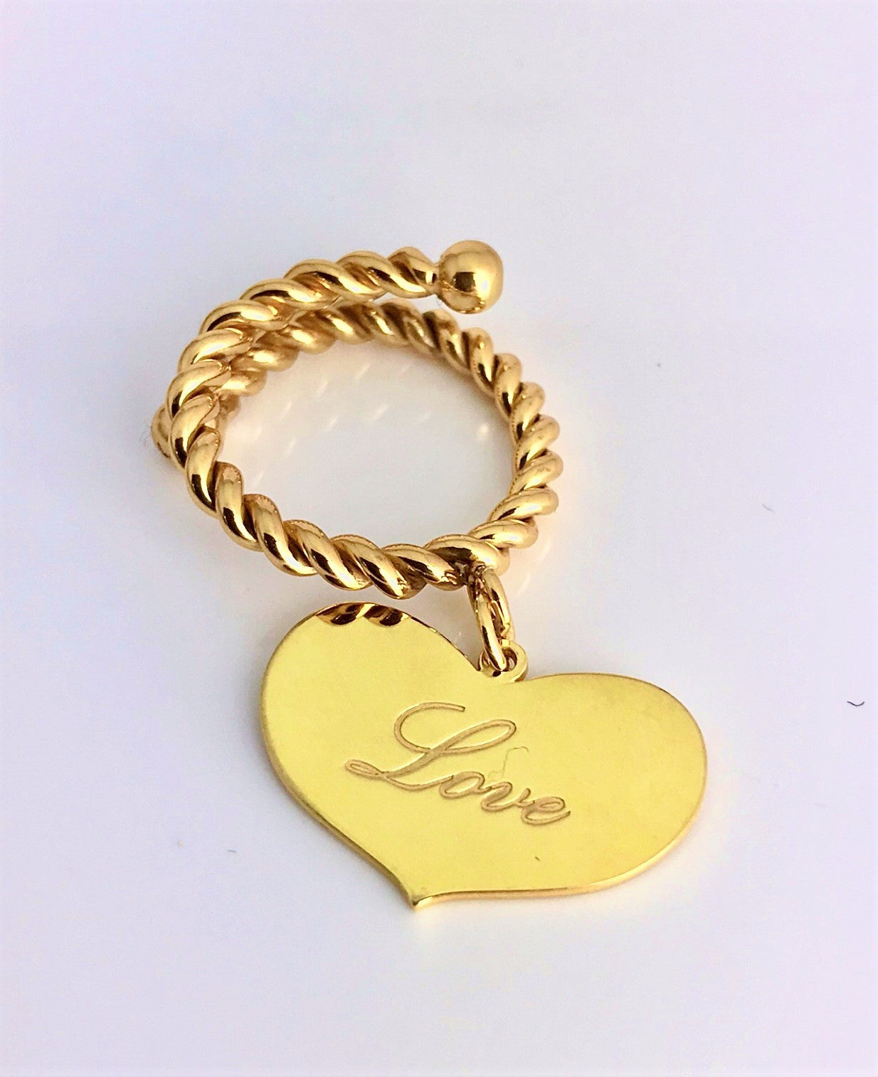 Love Torchon Ring - 1 Heart