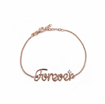 Bracciale Nome a Filo - Gold Rose