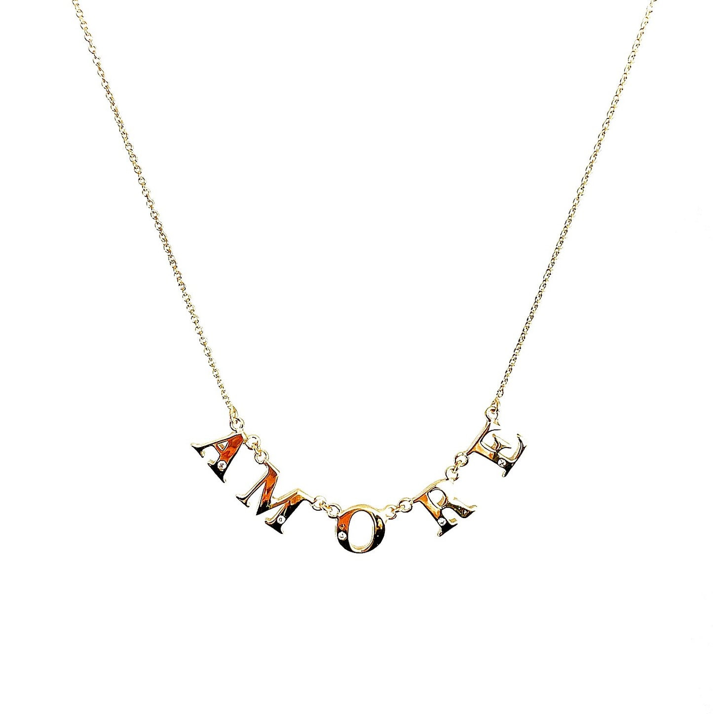 Collana Lettering Bomb - Oro 9kt da euro