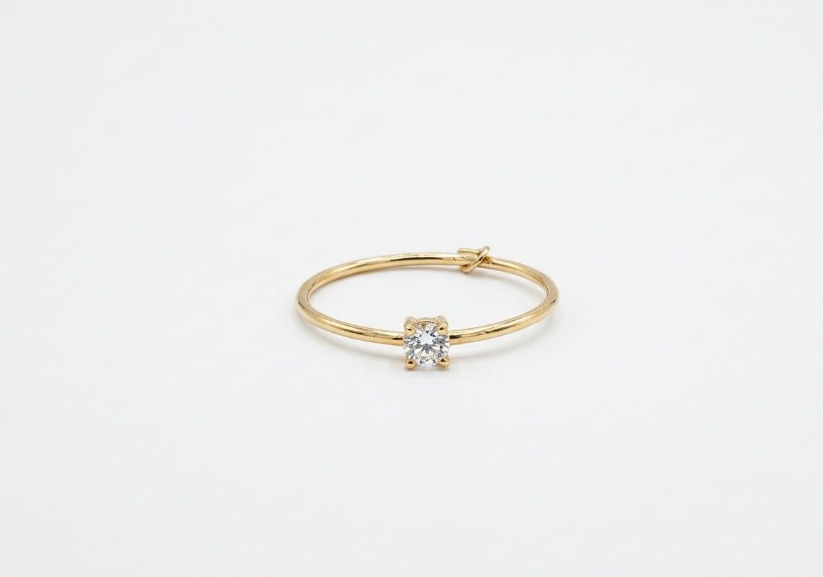 Anello Solitario Mini