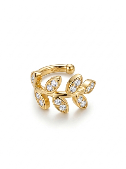 Earcuff foglie