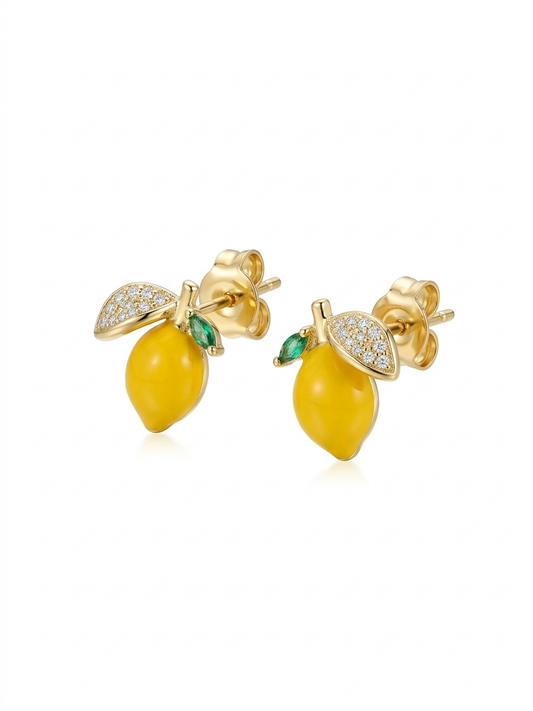 Orecchini Lemon in Argento 925
