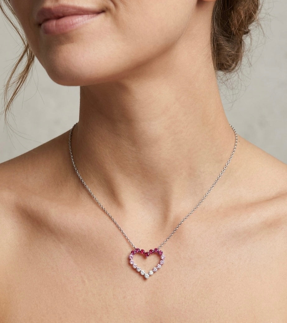 Collana Cuore degrade