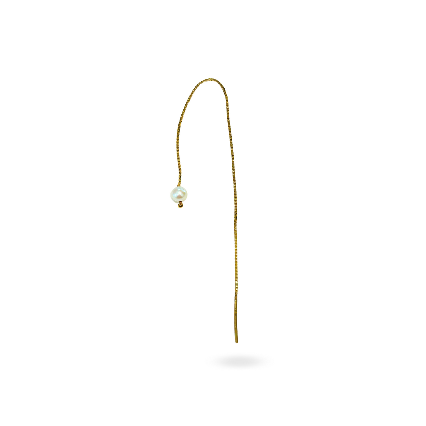 Monorecchino Simplicity  Sali e Scendi con Perla in Oro 18kt