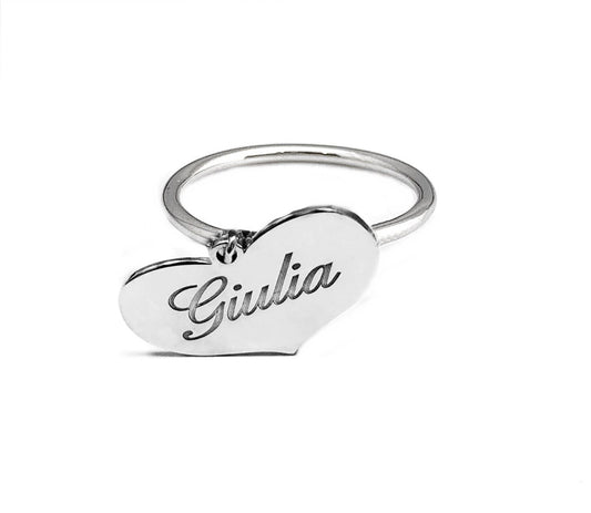 Love 1 Heart Ring - 18K Gold