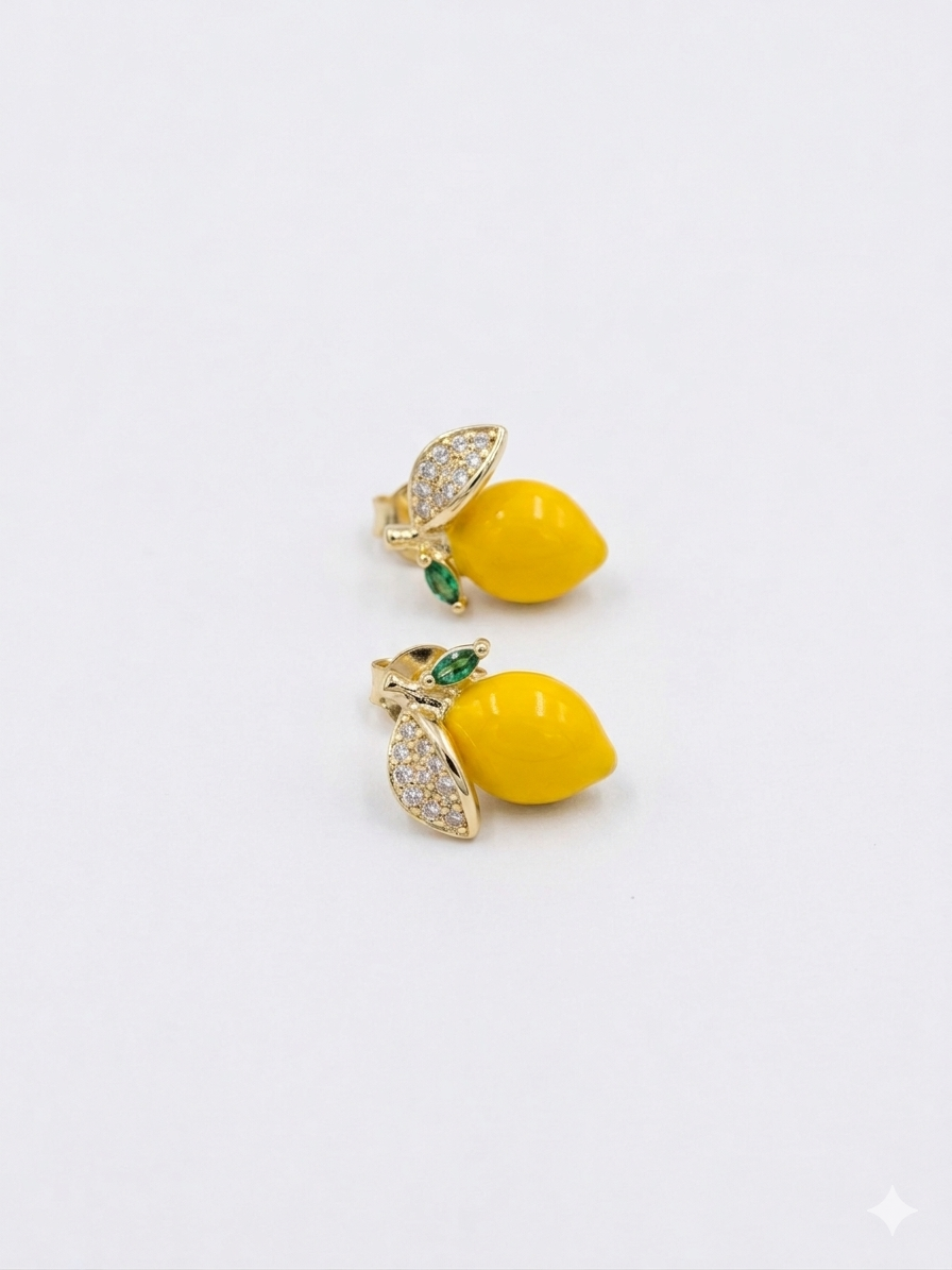 Orecchini Lemon in Argento 925