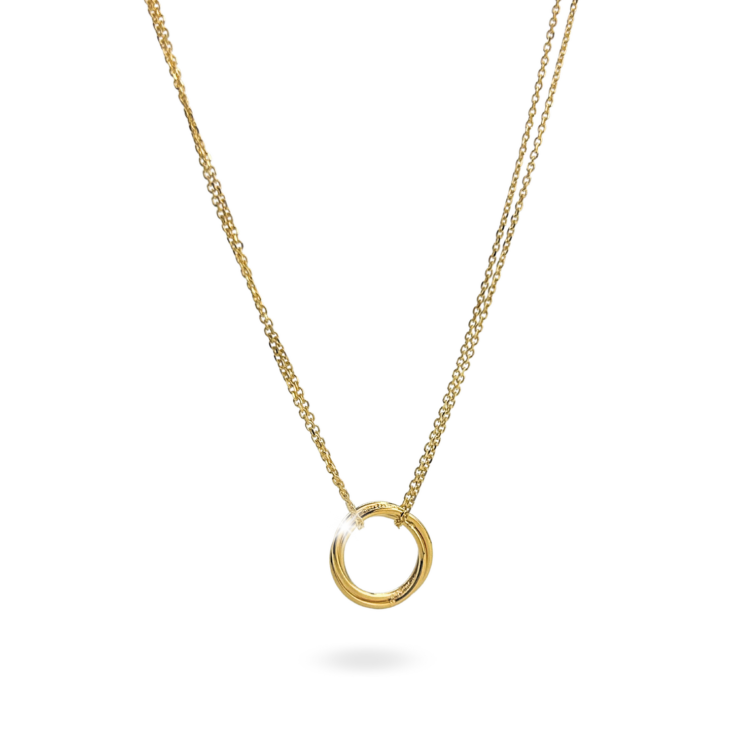 Collana Double Circle 14KT