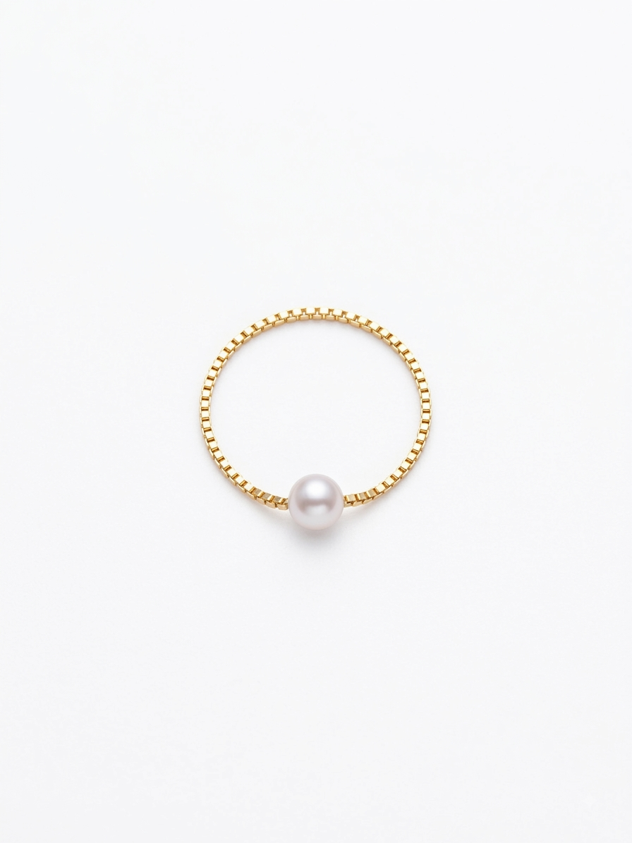 Anello saldato Small con perla