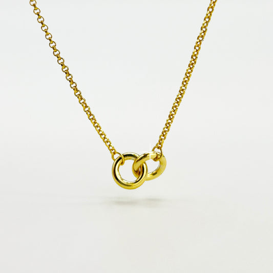 Double Circle Necklace