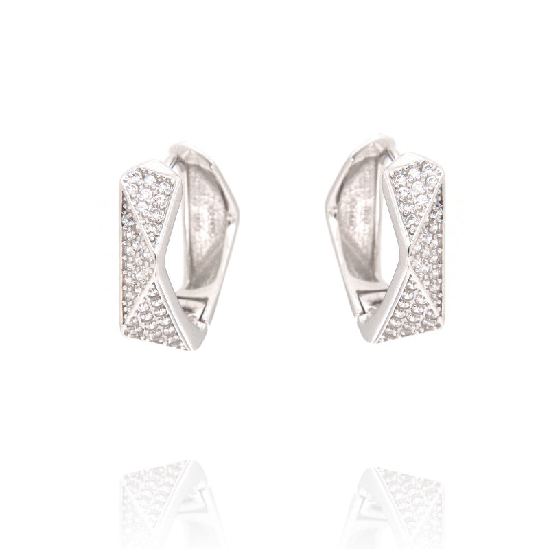 Orecchini Hoop Cubic