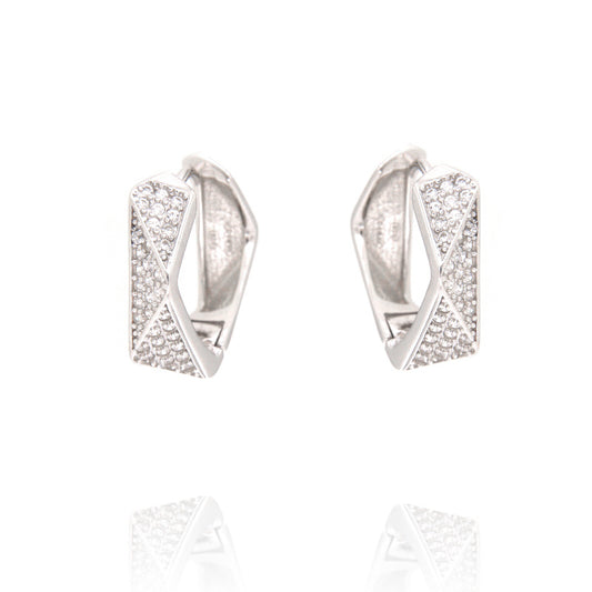 Orecchini Hoop Cubic