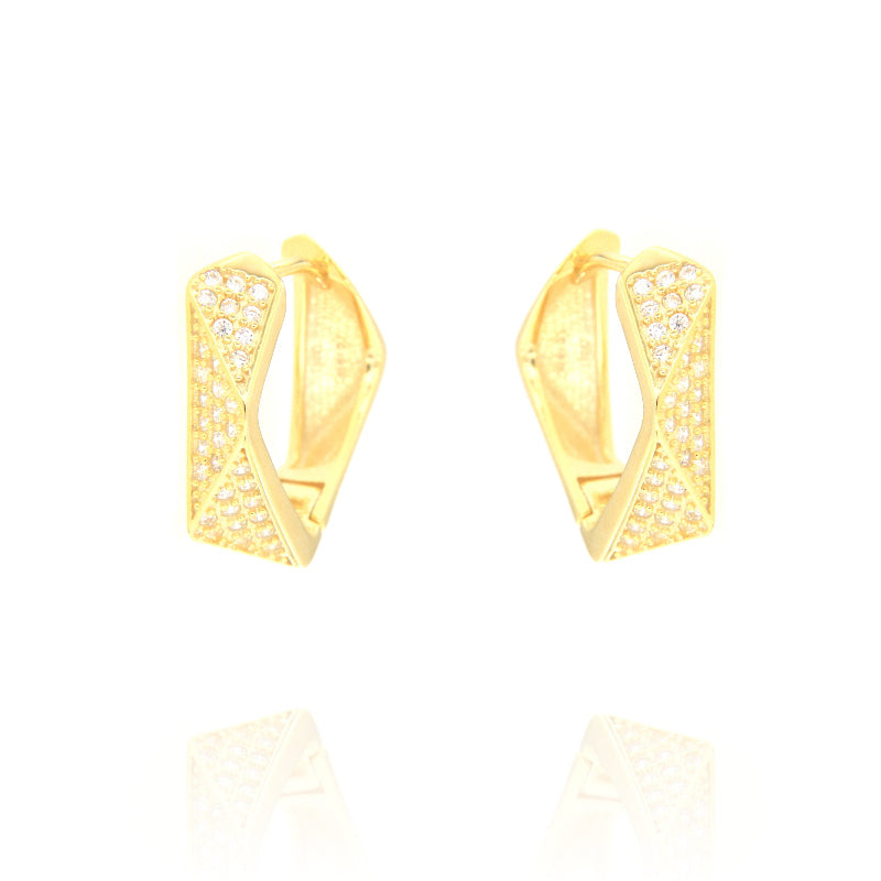 Orecchini Hoop Cubic