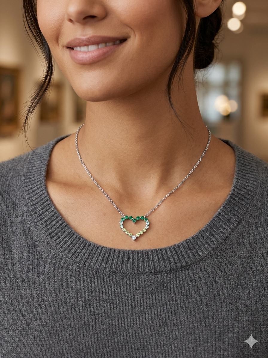 Collana Cuore degrade