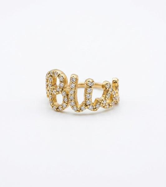 Total Pavè Ring - 18k Gold Plated