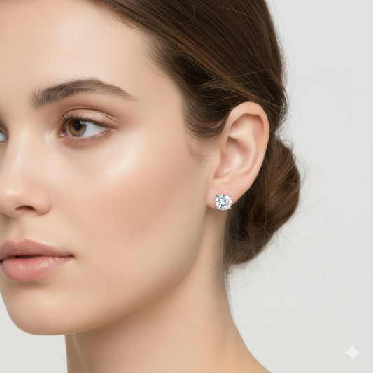 Orecchini Punti Luce 6mm