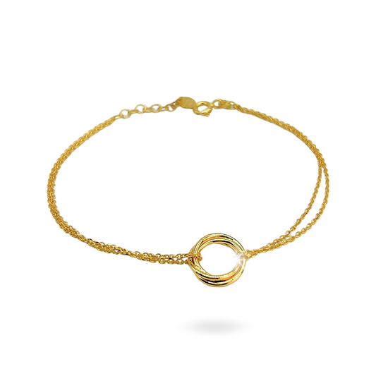 Bracciale Double Circle 14kt