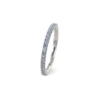 Anello eternity Diamante Bianco