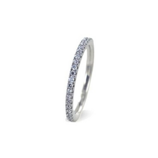 Anello eternity Diamante Bianco