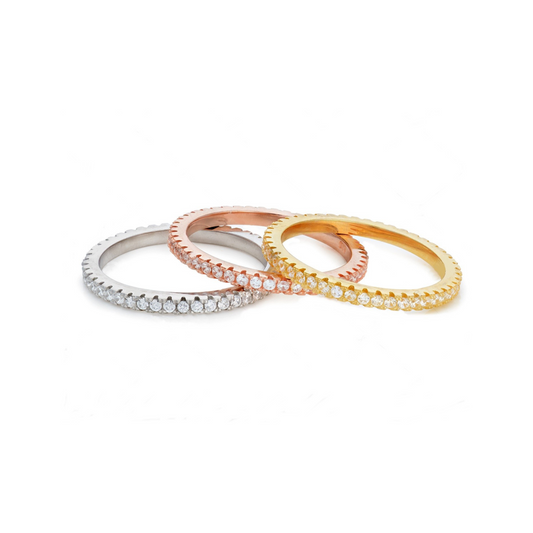 Slim Eternity Veretta Ring