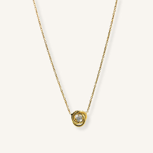 Collana Circle Shine Oro 9kt